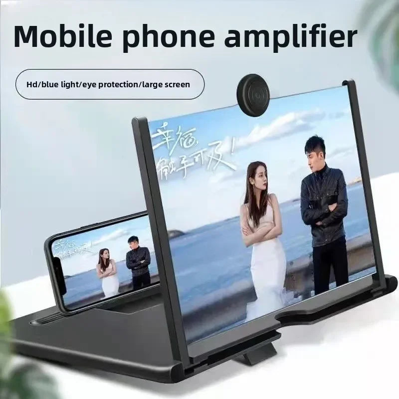 18-Inch HD Mobile Screen Magnifier – 2X/3X Pull-Out 3D Holder