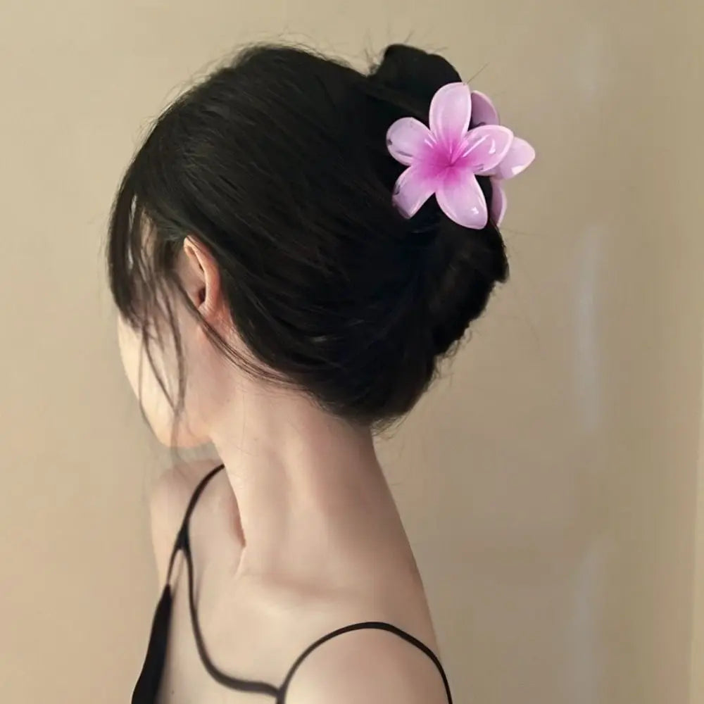 Plumeria Hair Clips – 4/8cm, Colorful Barrette