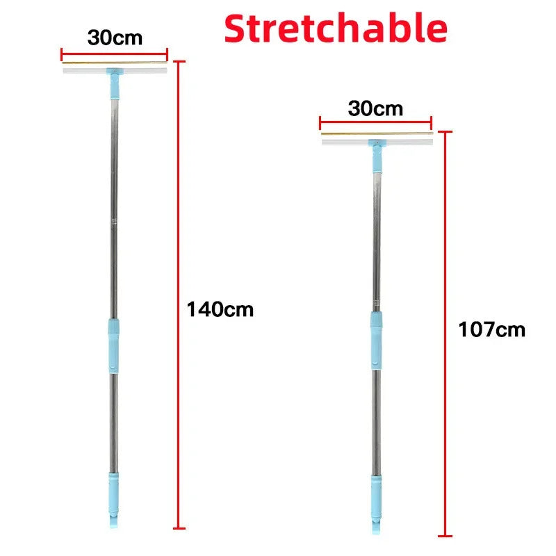 Pet Hair Remover Set with Telescopic Handle & 180° Rotation