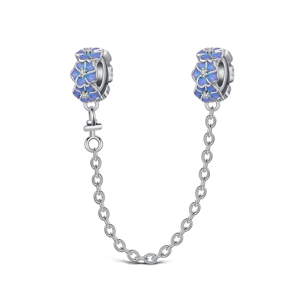 925 Sterling Silver Lotus Charm Pendant – Women’s DIY Bracelet