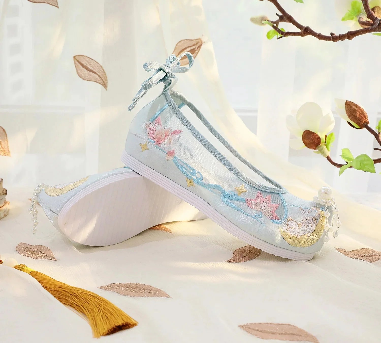 Chasing Moon Hanfu Cotton Shoes