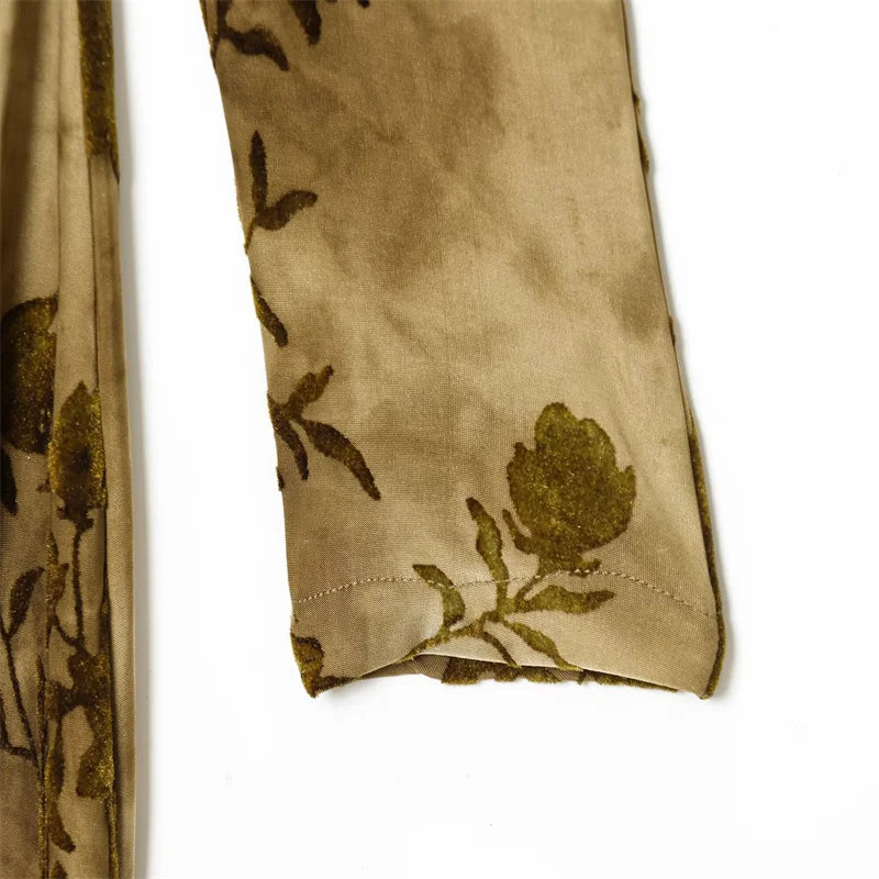 Fall Fashion Trend: Velvet Textured Pleated Dress