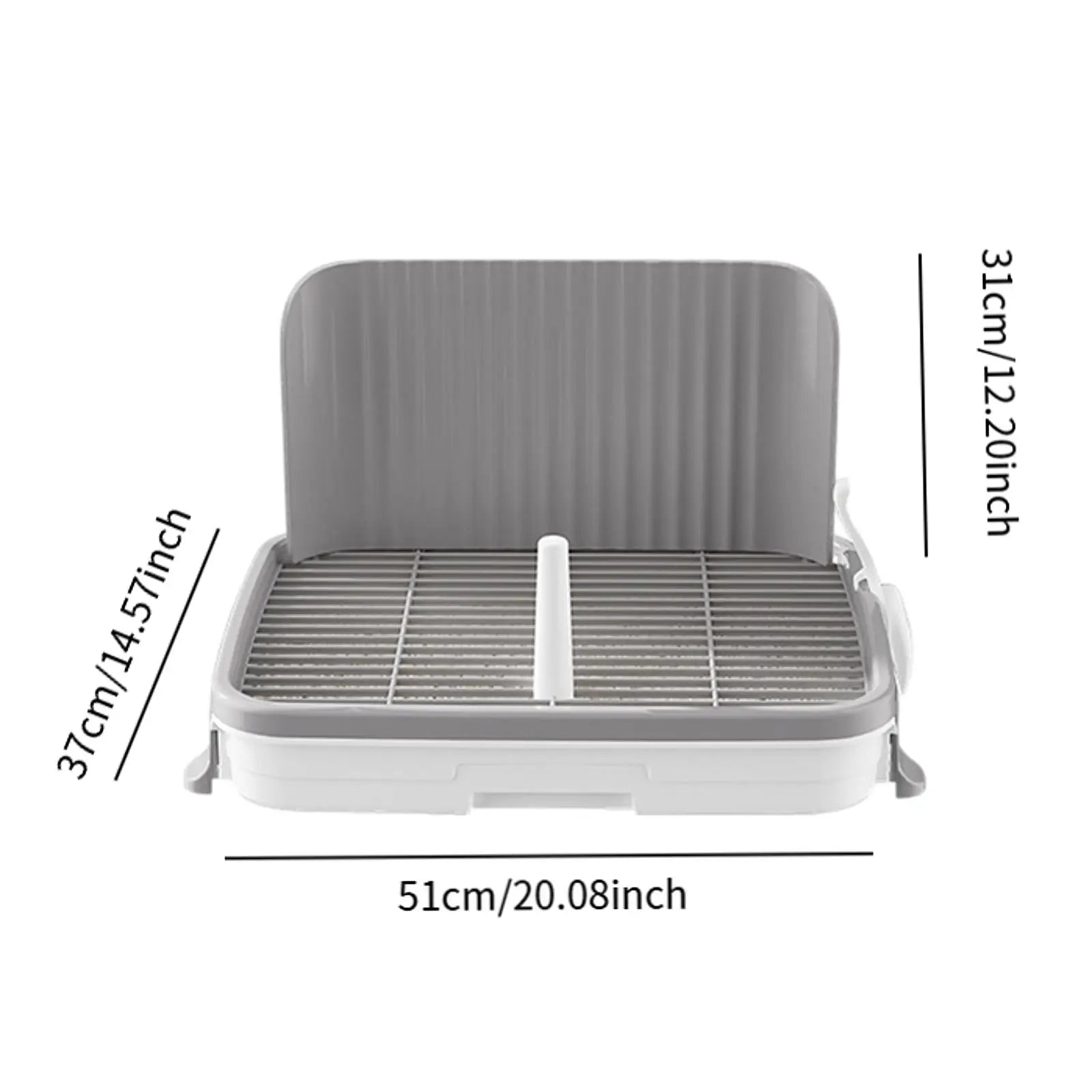 Dog Potty Training Tray – Puppy Pee Pad Holder, Mesh Toilet for Small Pets