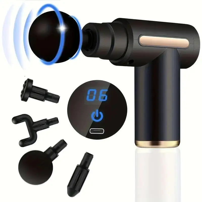 Portable Fascia Gun – Vibration Massage, Body/Neck/Back, Deep Muscle Relaxation, Single Head