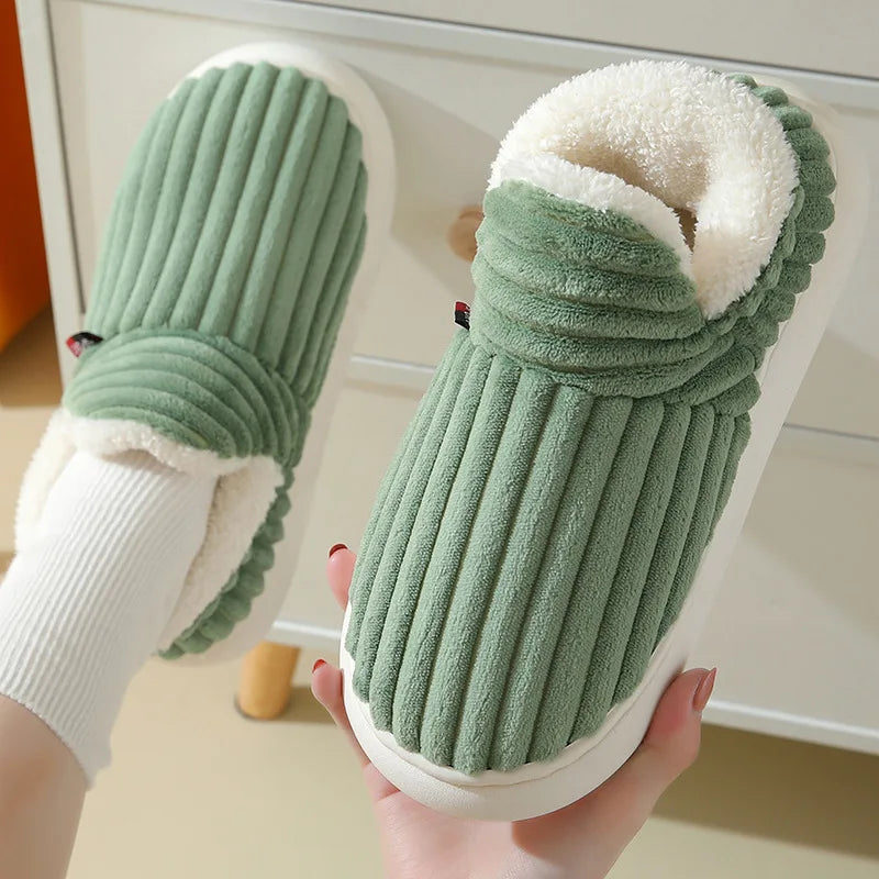 Pallene Furry Winter Slippers – Cozy Indoor Plush Shoes for Women & Men