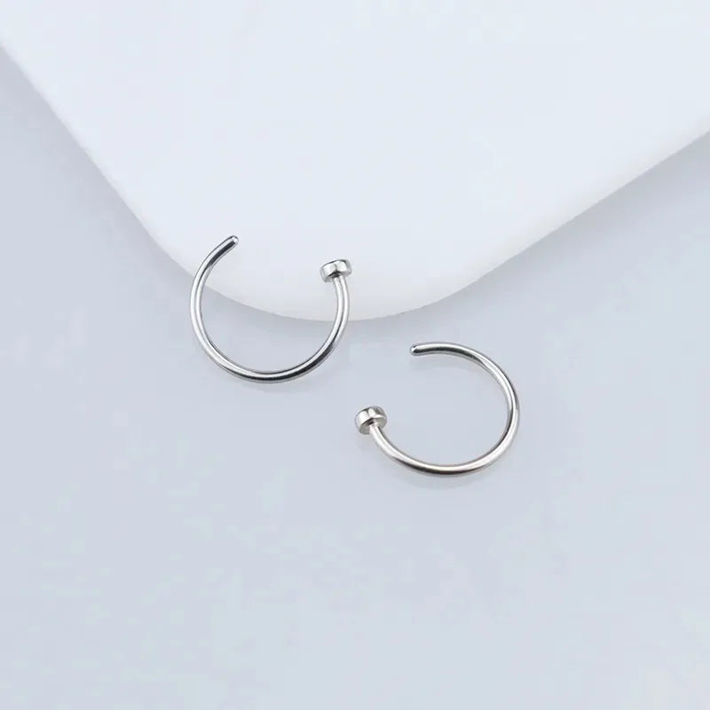 Anneau Urbain – Stainless Steel Nose & Lip Rings