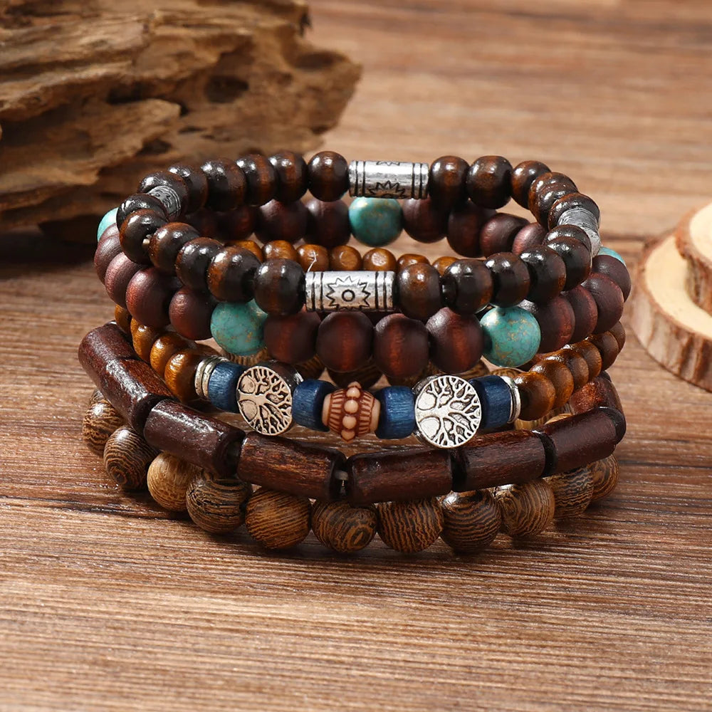 Bohemian Charm Bracelets Set