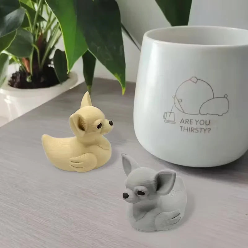 Cute Chihuahua Dog Statue – Unbreakable Home & Office Decor