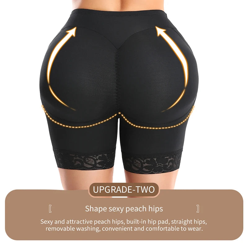 Hip Enhancer Padded Panties – Sexy Buttock Shapewear, Hourglass Silhouette