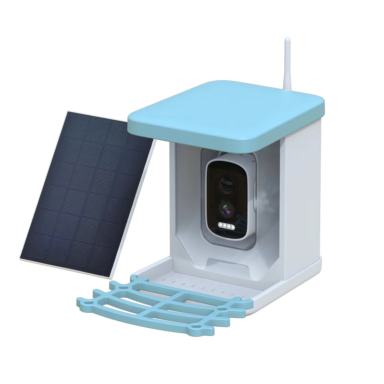 Smart Bird Feeder with Camera – 2K HD, AI Bird Identification, Solar Powered