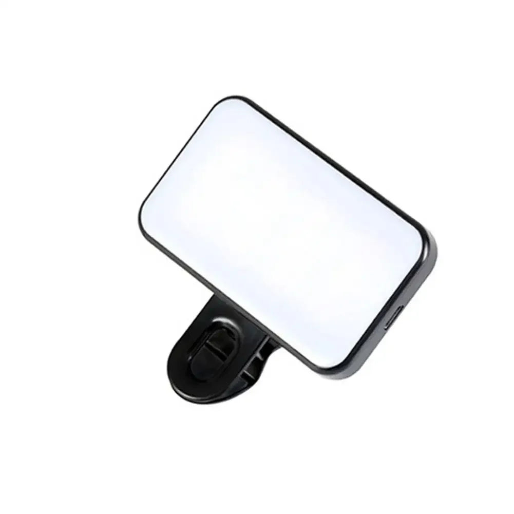 Portable Mini Selfie Fill Light – Rechargeable, 3 Modes, Adjustable Brightness