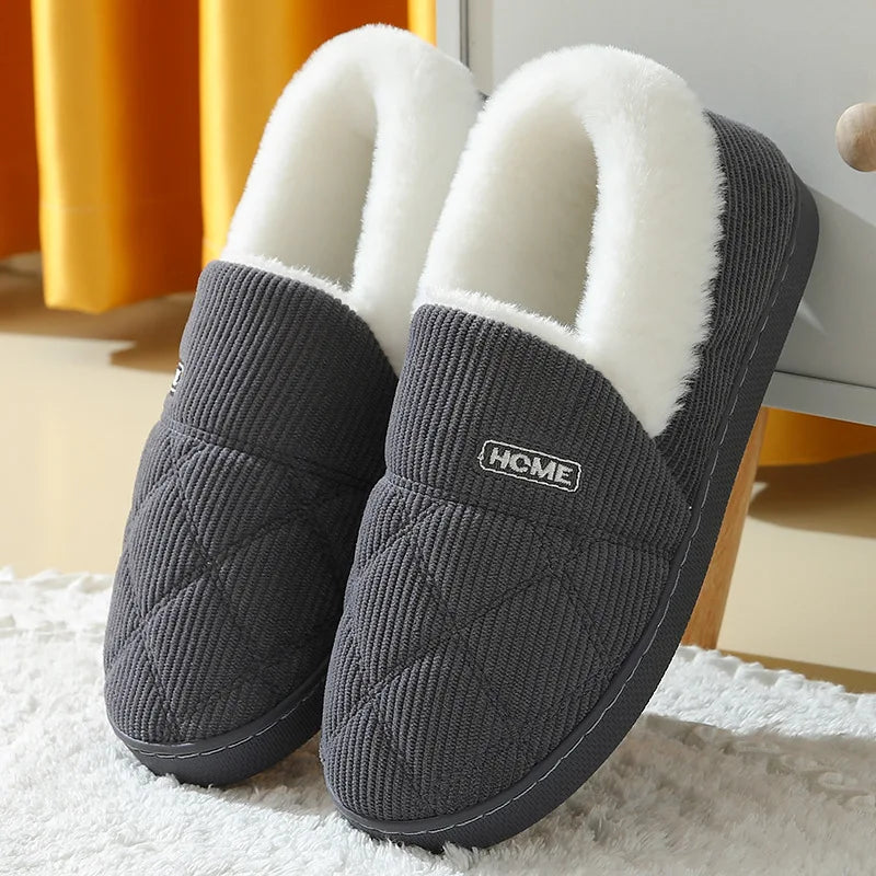 Pallene Furry Winter Slippers – Cozy Indoor Plush Shoes for Women & Men