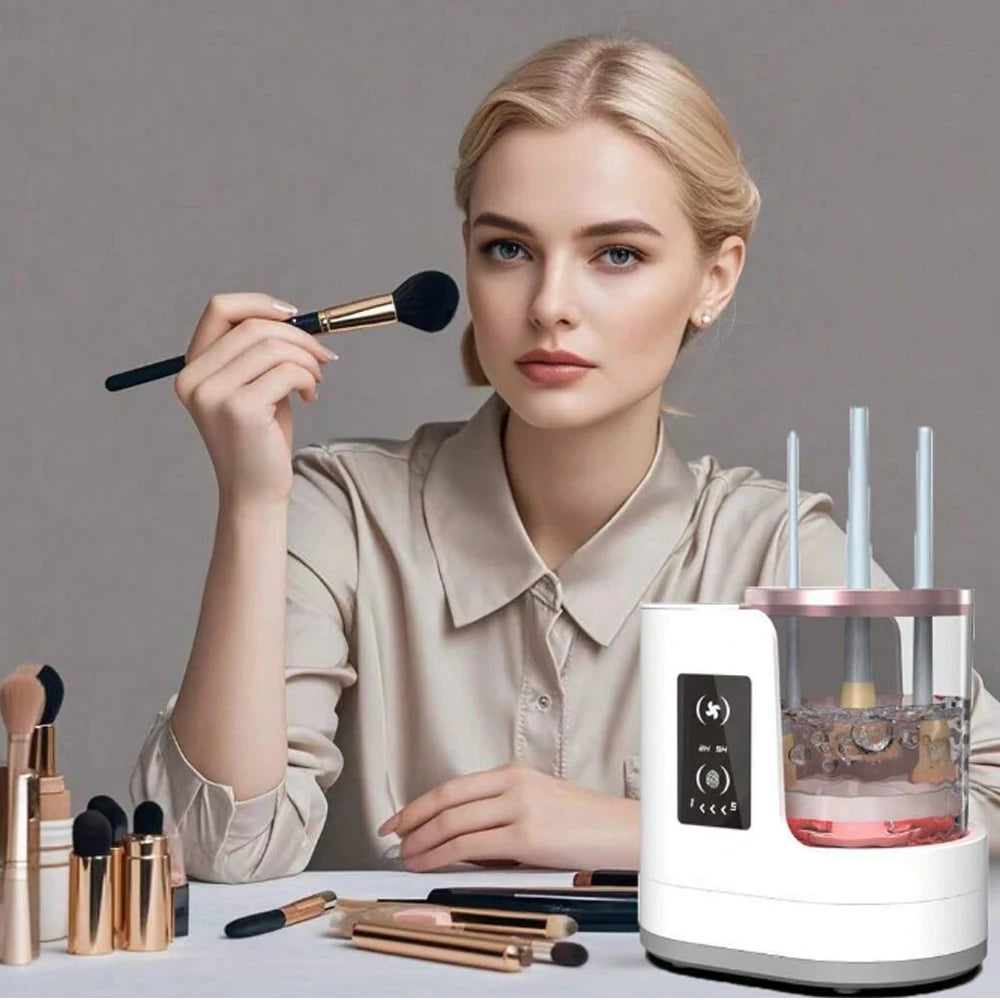 Valentine’s Gift – Electric Makeup Brush Cleaner for Foundation & Brushes