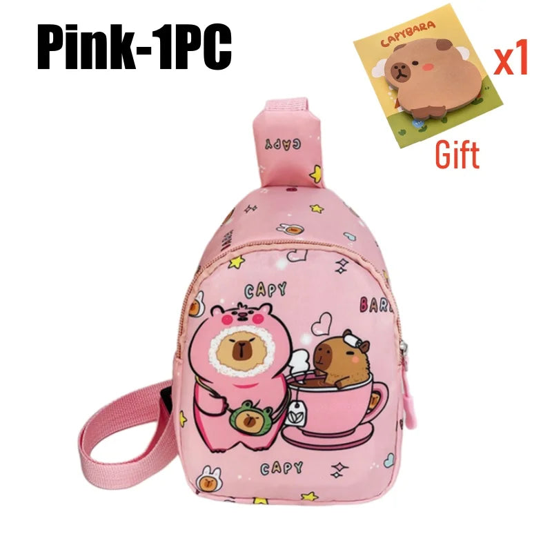 Capybara Plush Shoulder Bag – Mini Messenger/Coin Purse for Kids