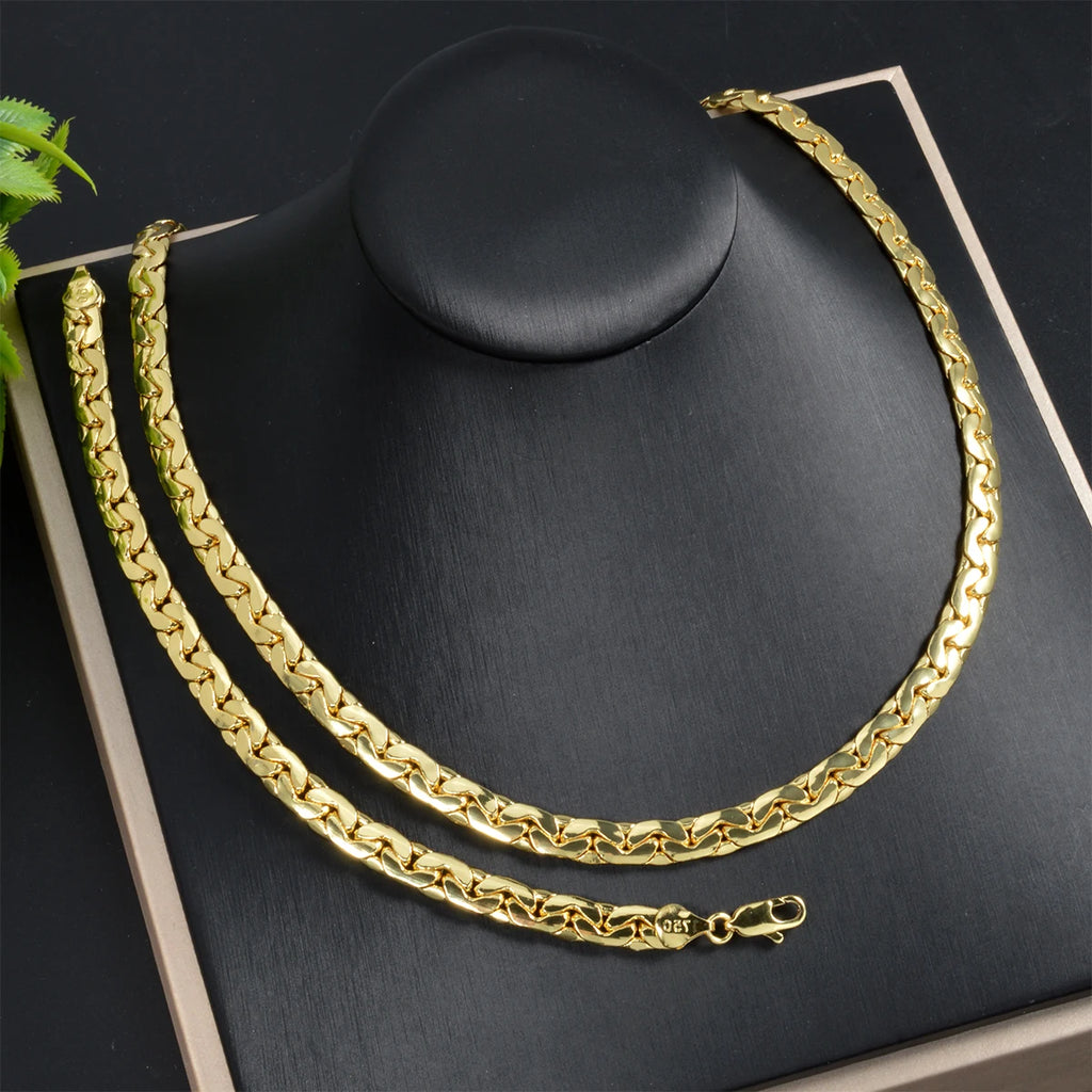Sunny Luxury Copper Alloy Necklace & Bracelet Set