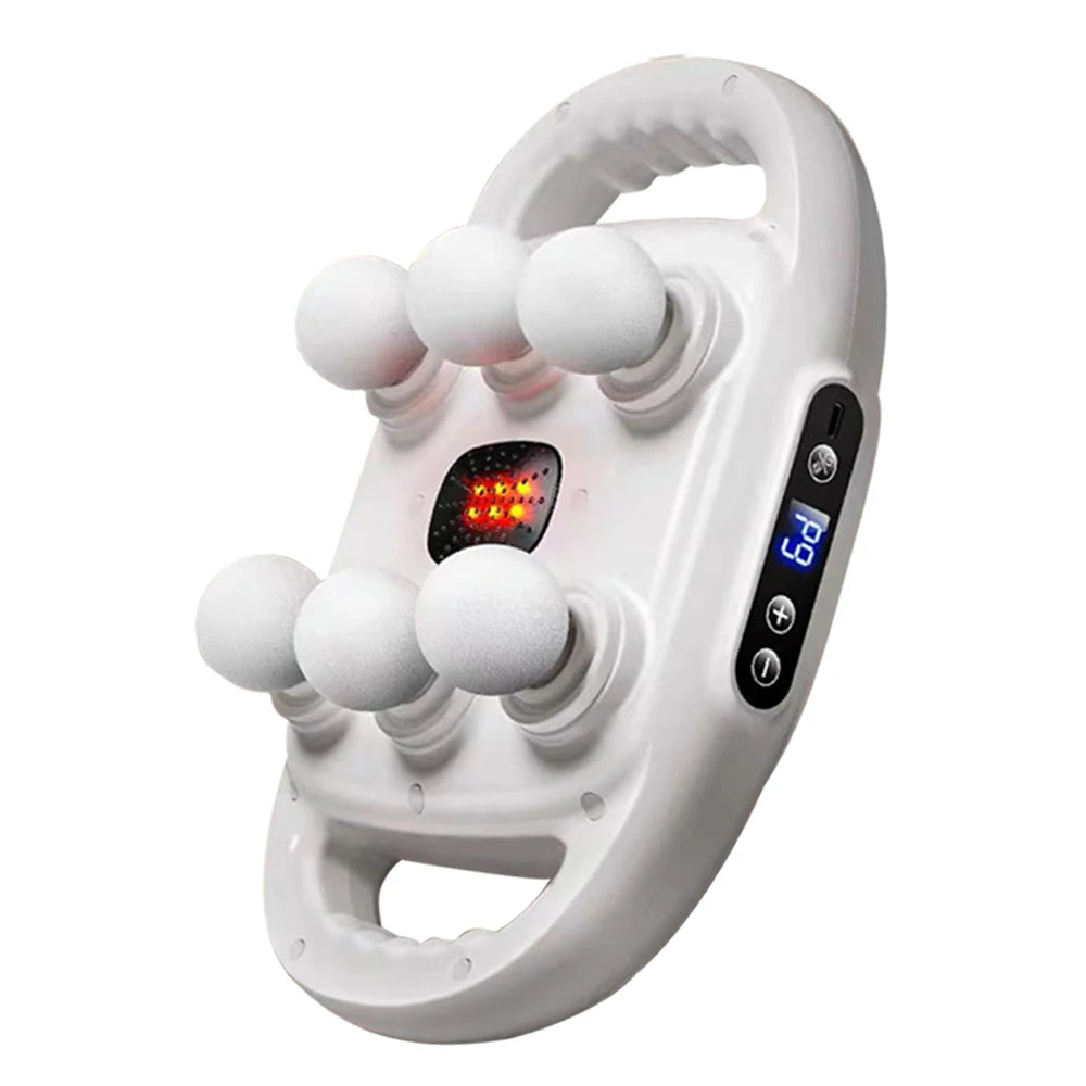 Fascia Gun Muscle Massager – High Frequency, Six-Head, Back & Shoulder, Professional Body Massage Gun