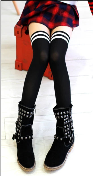 Kids Cartoon Tights – Warm, Spring/Autumn, Animal Print, Girls Stockings