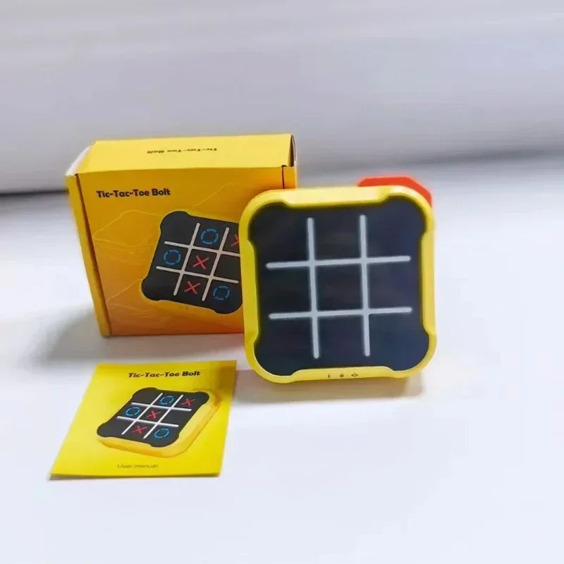 3 in 1 Tic Tac Toe Board Game Children Electronic Toy Gifts Crosses Game Memory Training Portable Travel Games for Kids  and Adult