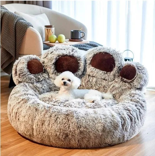 Pet Kennel Bed – Medium/Large Dogs, Plush Sofa, Sleeping Pad, Corgi & Golden Retriever