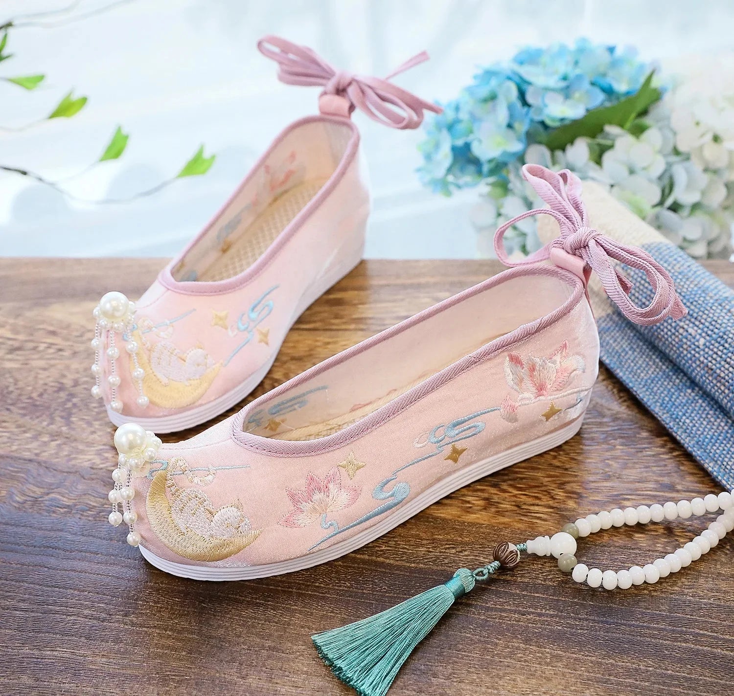 Chasing Moon Hanfu Cotton Shoes