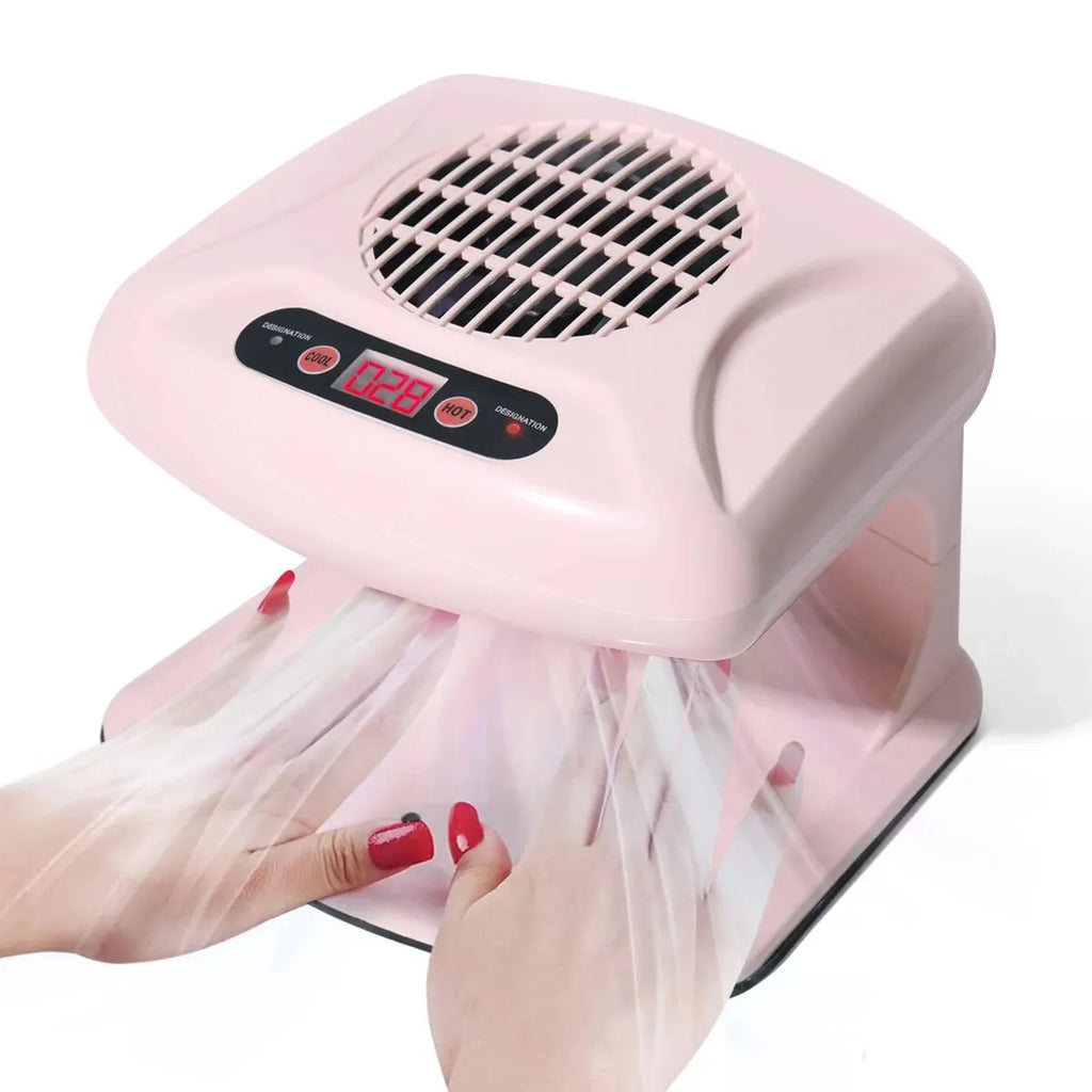 Nail Art Air Dryer – Hot & Cold, 300W, Timing, For Hands & Feet