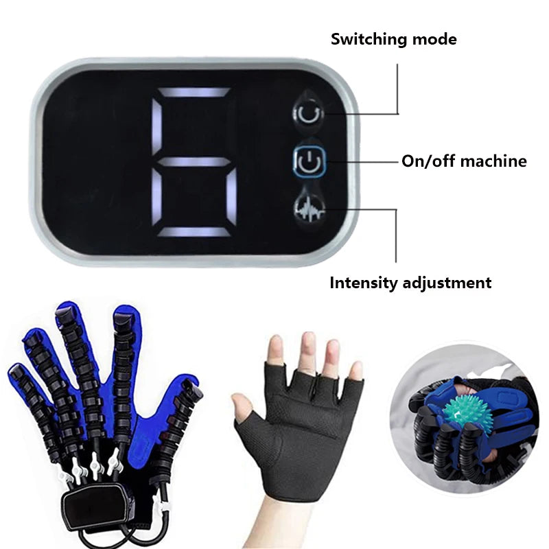 Intelligent Massage Gloves – Rehabilitation for Stroke & Hemiplegia, Hand Function Recovery, Finger Exercise