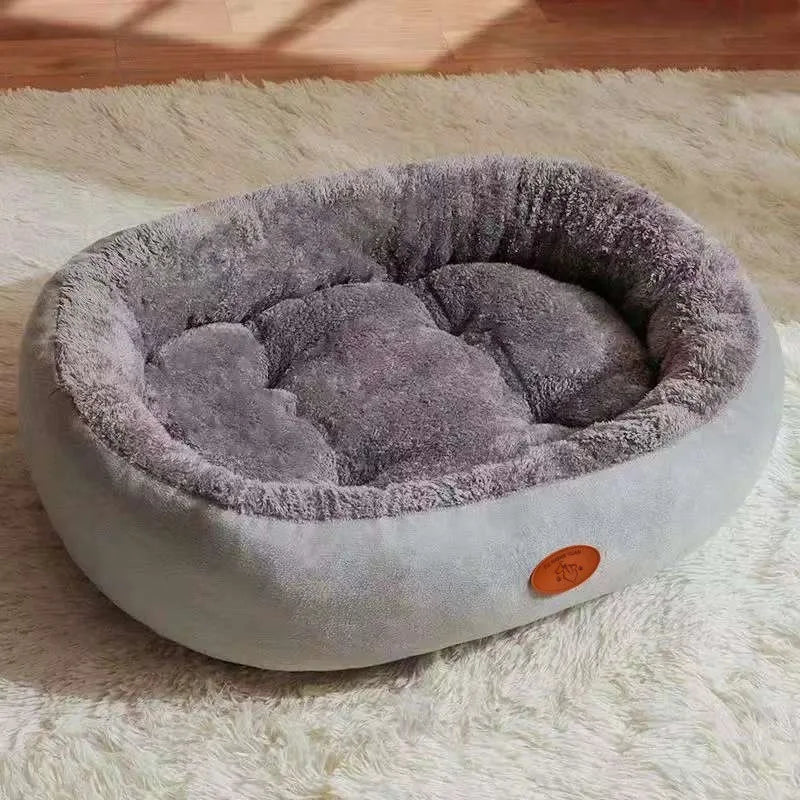 Oval Pet Nest – Summer Cool & Winter Warm, for Medium & Large Dogs and Cats