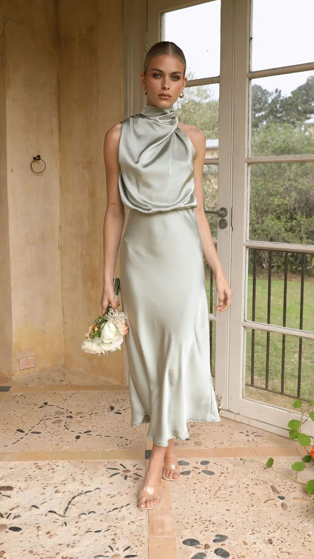 Summer Women's Sleeveless Party Long Dress