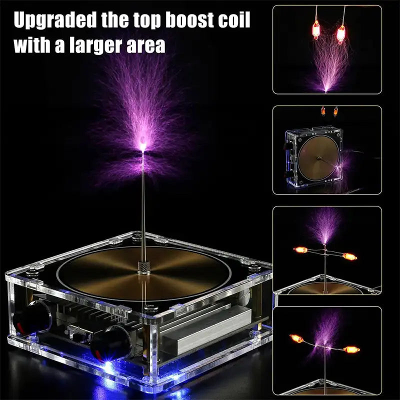Touchable Musical Tesla Coil with Bluetooth & Audio Input