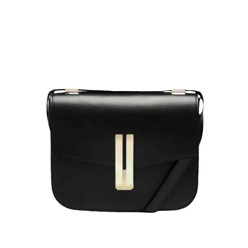 Light Luxury Tofu Shoulder Bag – Small Genuine Leather Women’s Crossbody