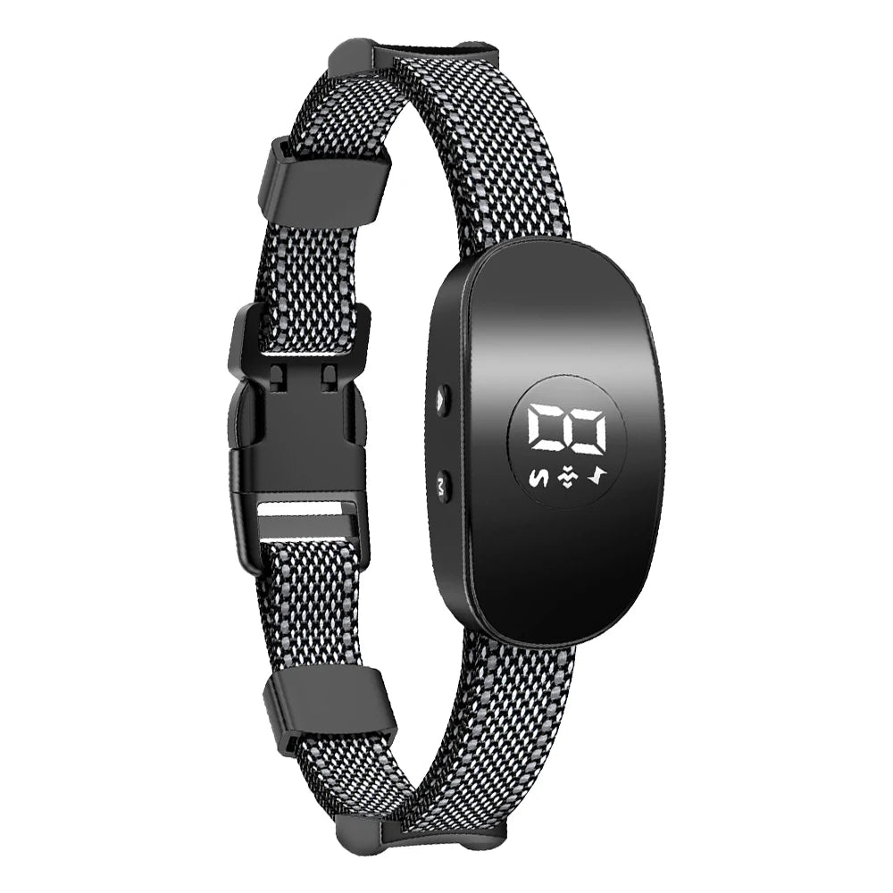 Magnetic Anti-Bark Dog Collar – Electric Shock, Vibration & Beep, Waterproof, Training