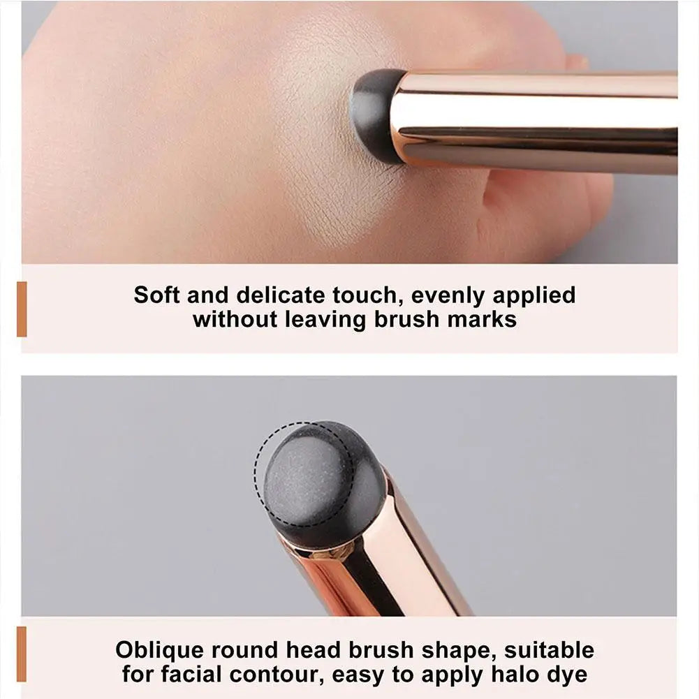 Silicone Lip Brush – Soft Round Head, Fingertip Design, With Cover, Durable