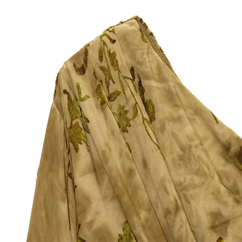 Fall Fashion Trend: Velvet Textured Pleated Dress