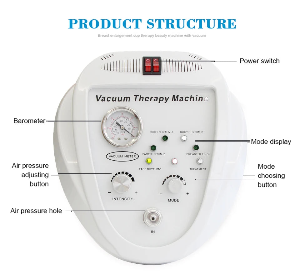 Vacuum Massage Pump – Breast Lifting, Body Shaping, Firming & Beauty Equipment