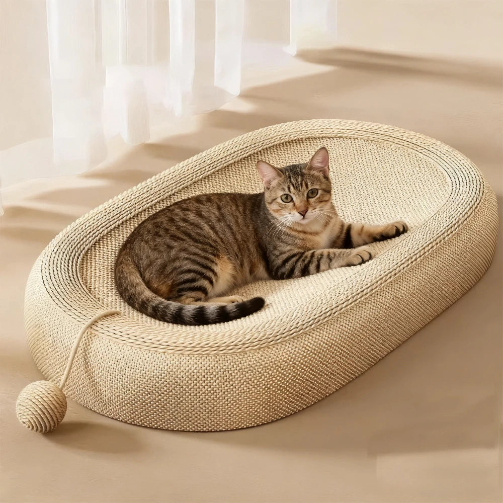 Basin Cat Scratching Board – Extra Large, Integrated Claw Grinding, Wear-Resistant