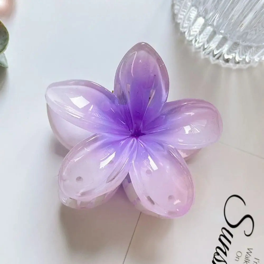 Plumeria Hair Clips – 4/8cm, Colorful Barrette