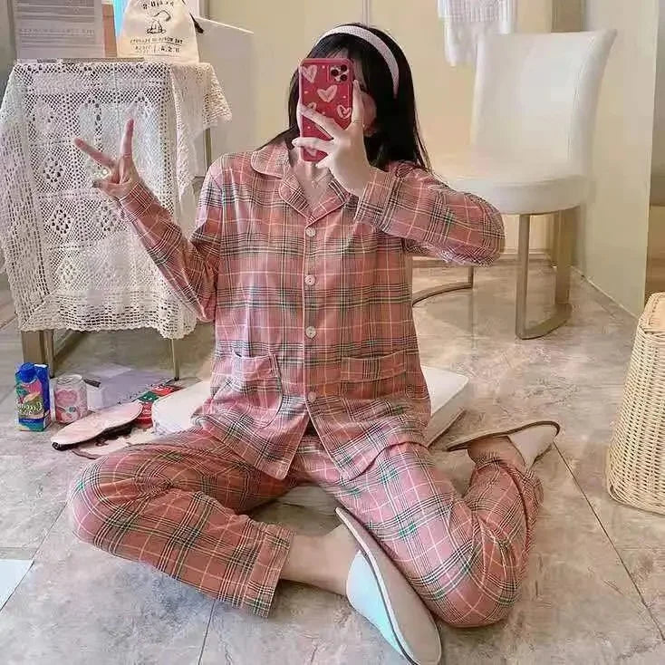 Women's Sakura Pink Sleepwear Set