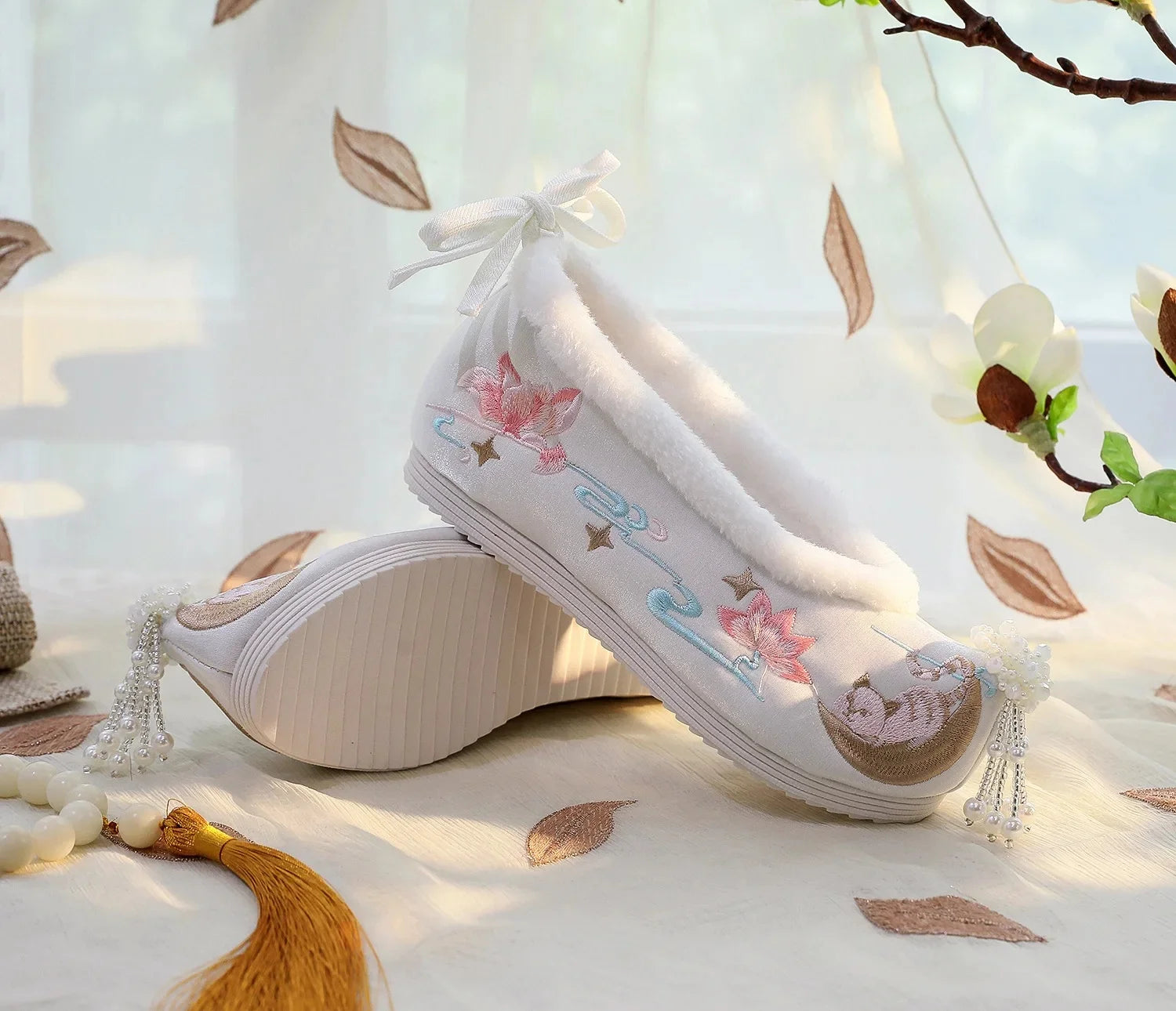 Chasing Moon Hanfu Cotton Shoes