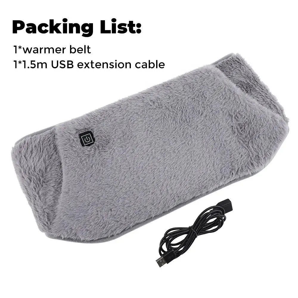 Electric Heating Belt – USB, Hot Compress, Abdominal & Waist Massage, Menstrual Relief Pad