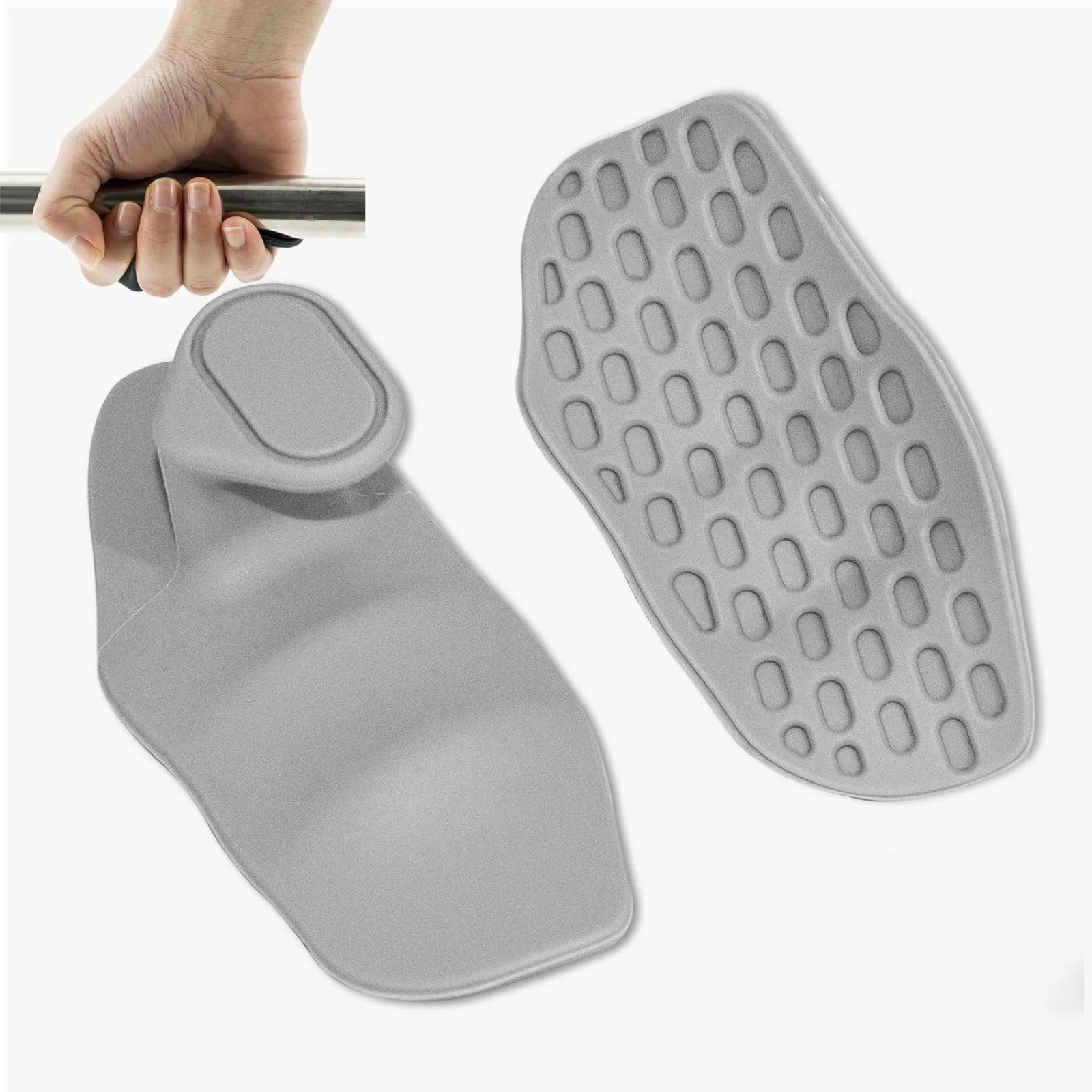 Anti-Slip Weight Lifting Grips & Pull-Up Hand Protector Gloves