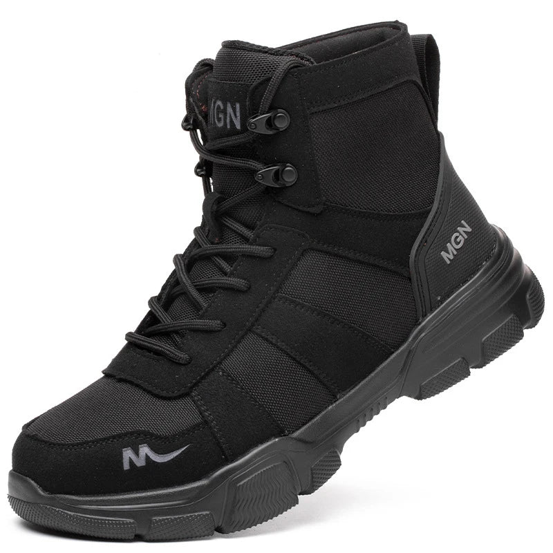 Work Boots – Steel Toe, Puncture-Proof, Non-Slip, Tactical Safety Shoes for Men & Women