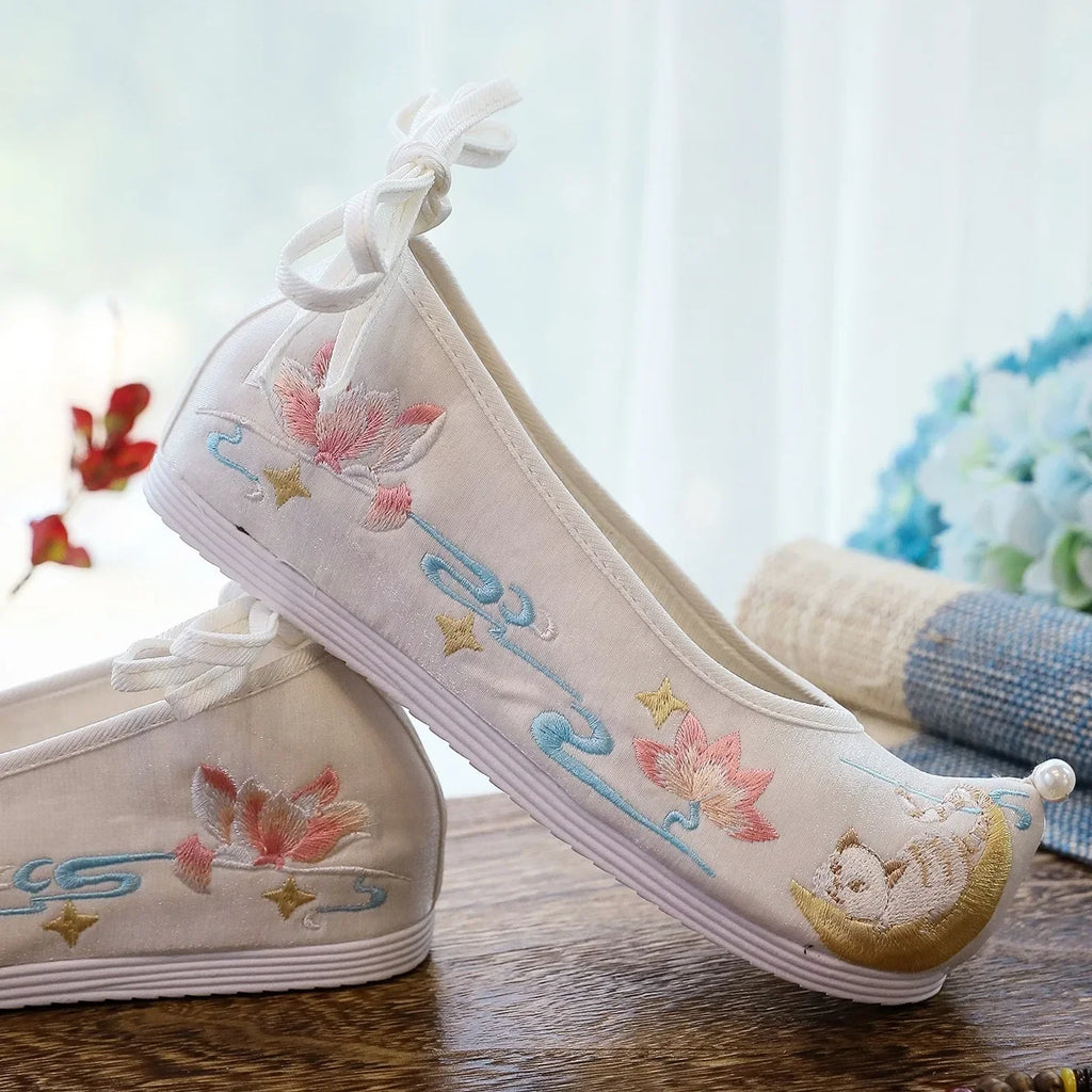 Chasing Moon Hanfu Cotton Shoes