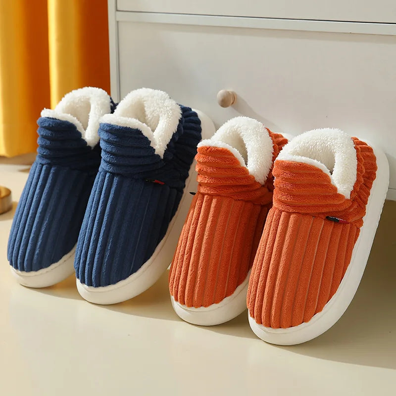 Pallene Furry Winter Slippers – Cozy Indoor Plush Shoes for Women & Men