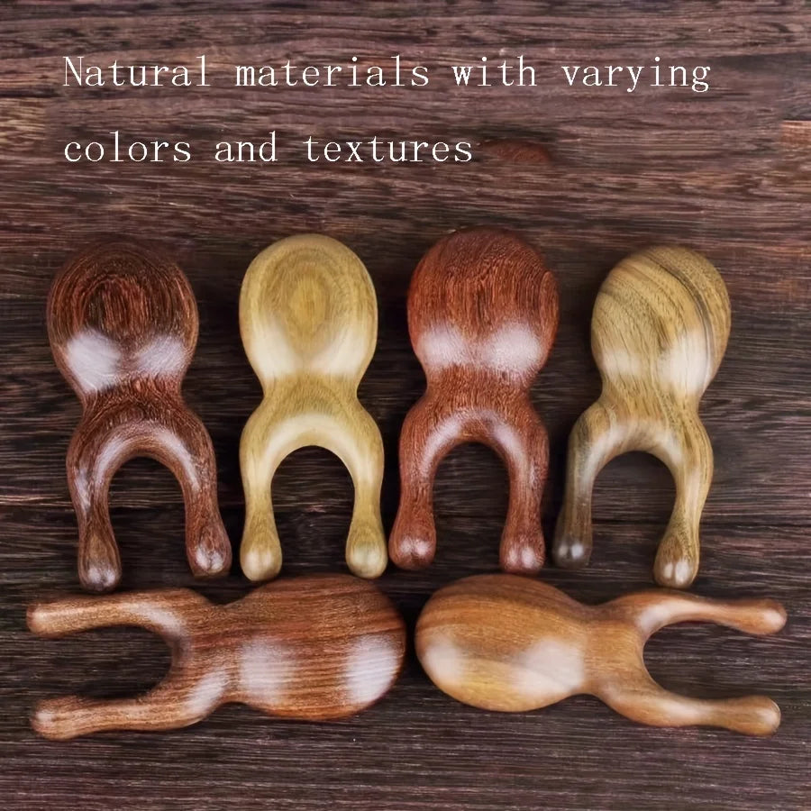 Sandalwood Frog Massage Tool – Face, Eyes, Ears & Nose, Relaxing Gift