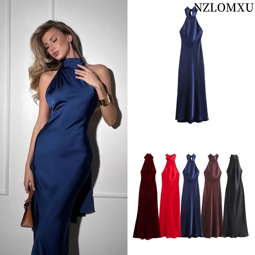 Sleeveless Backless Slim Summer Dress