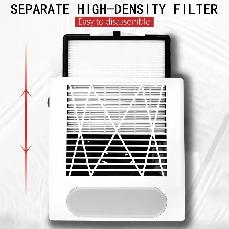 Nail Dust Collector – Powerful Vacuum Fan, Removable Filter, Acrylic Nail Salon Equipment