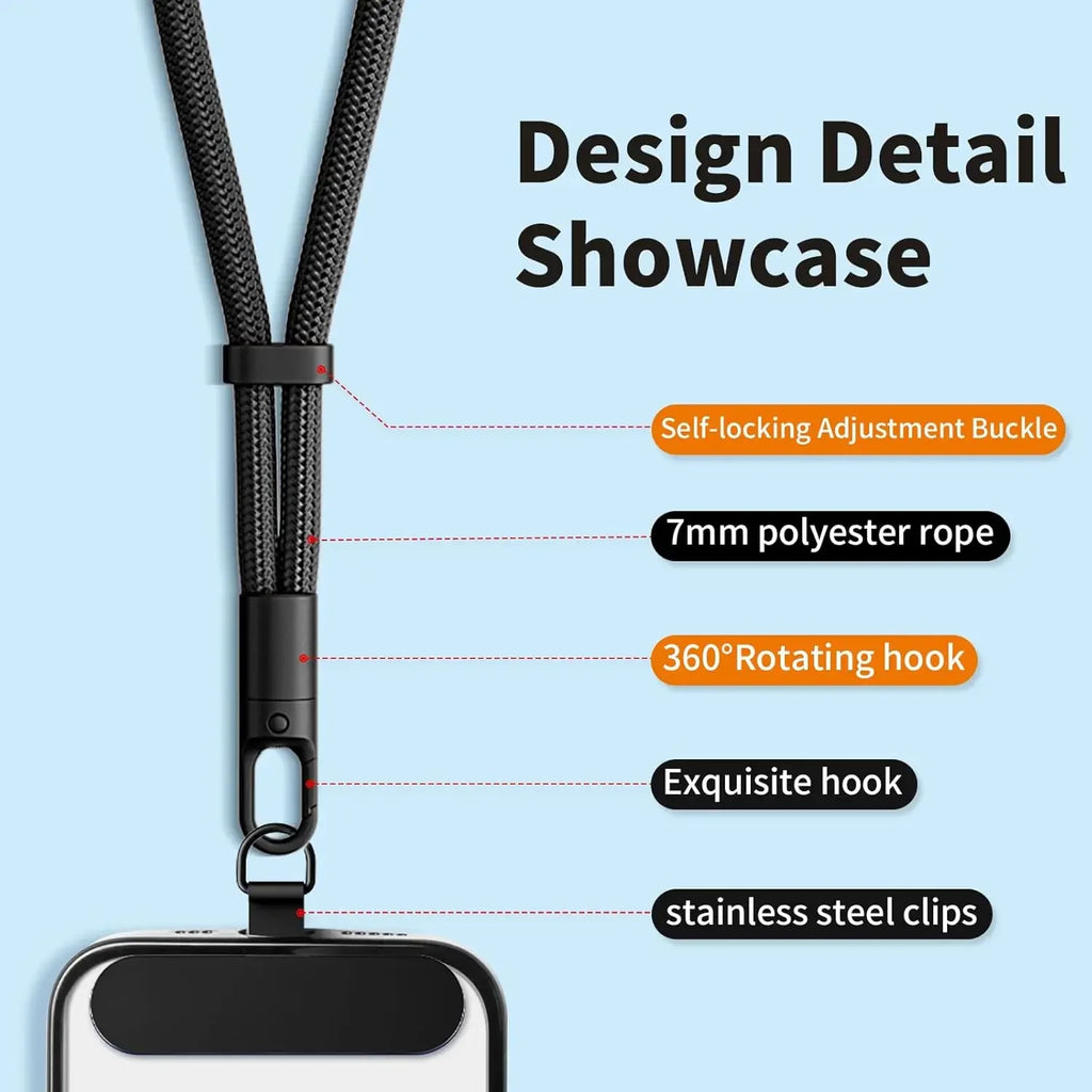 Universal Adjustable Anti-Loss Mobile Phone Lanyard