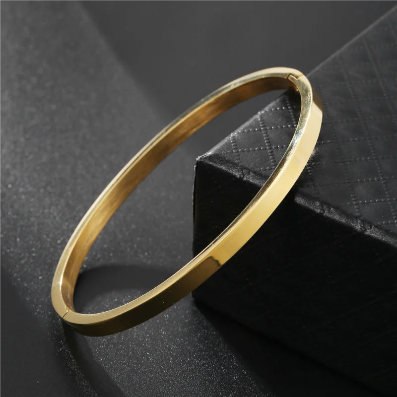 Luxe Steel Cuff Bracelet