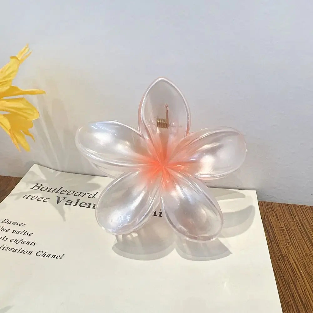 Plumeria Hair Clips – 4/8cm, Colorful Barrette
