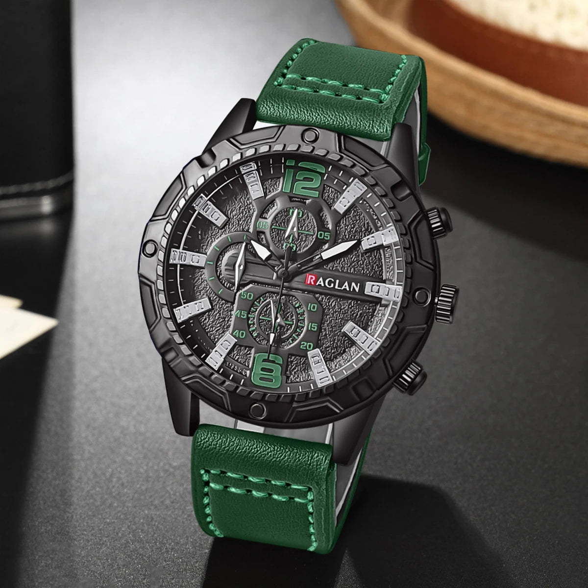 Men's Fashion Watch – Leather Strap, Top Brand, Wristwatch Gift